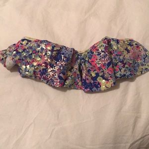 floral print VS swim top